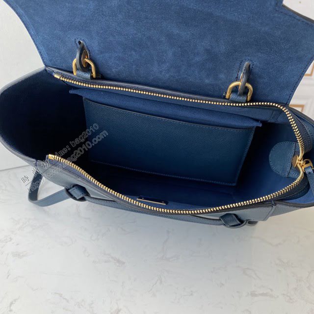 Celine女包 賽琳經典款大號女包 Celine belt bag 掌紋牛皮鯰魚包 189103  slyd2199